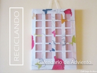 Cafe largo de ideas Recycle Your Advent Calendar